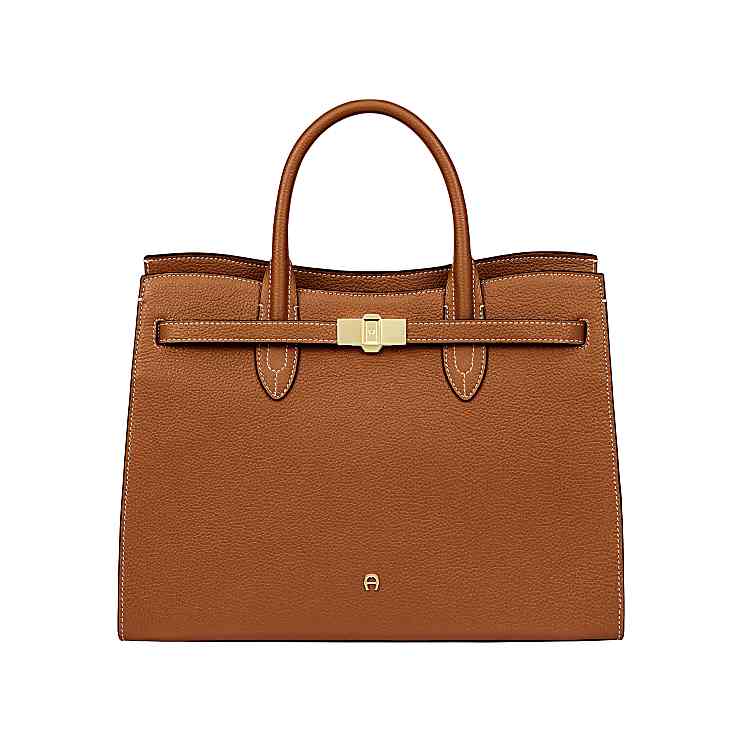 Farah L Handbag Cognac Brown