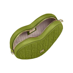 Heart Pouch Pistachio Green