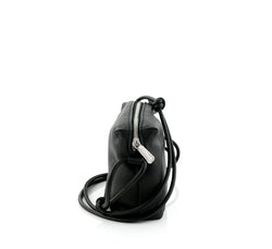 Dalia Knotted Crossbody Black/Nickel