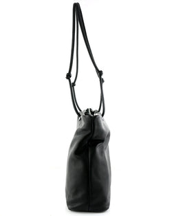 Dalia Knotted Shopper Black/Nickel