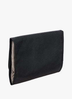 B|Y Tri-fold Necessaire Toiletry Bag Black