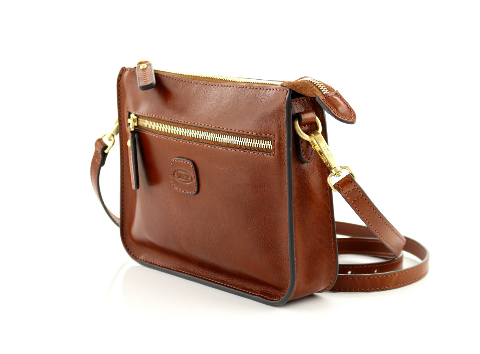 Volterra Zip-Crossbody Tobacco