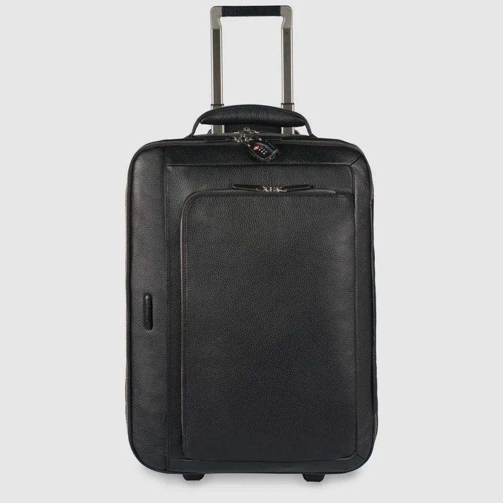 2-Wheel Cabin Trolley Nero