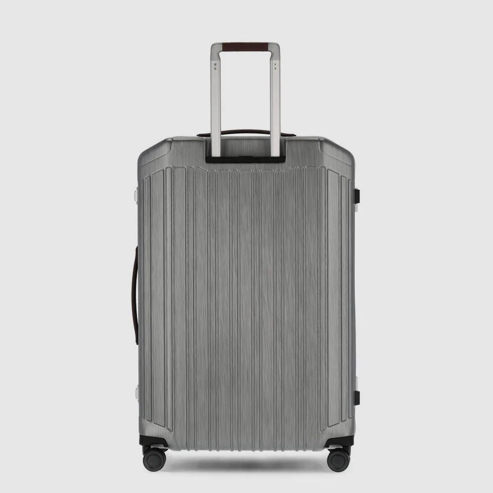 PQ-Light Large Hard-shell Trolley Nero Cuoio