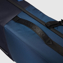 Corner 2.0 travel bag with wheels made of recycled fabric Blue