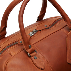 Liam Cognac Travel Bag