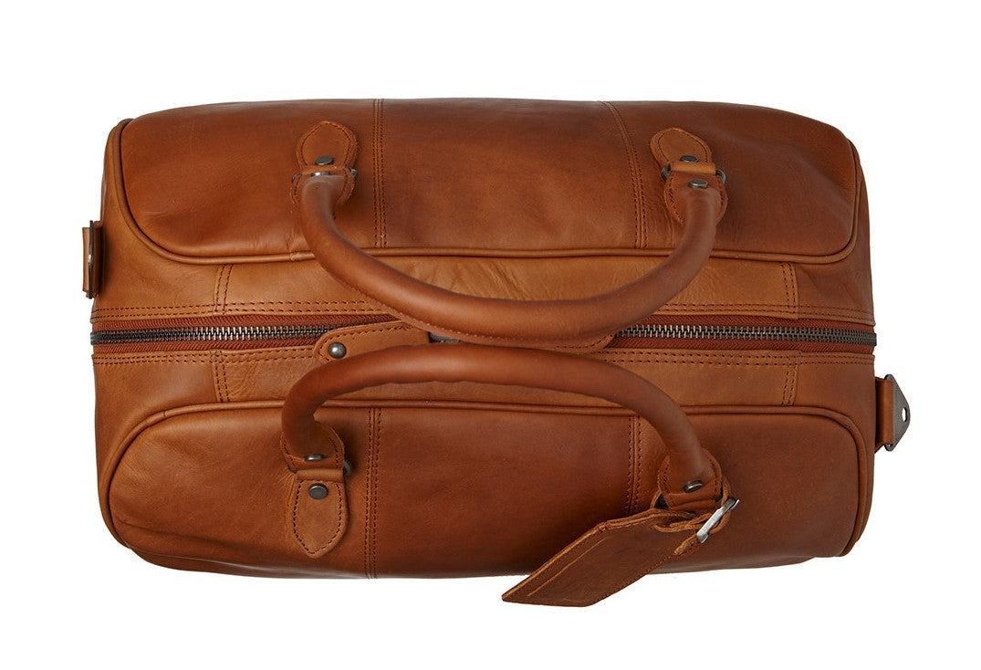 Liam Cognac Travel Bag