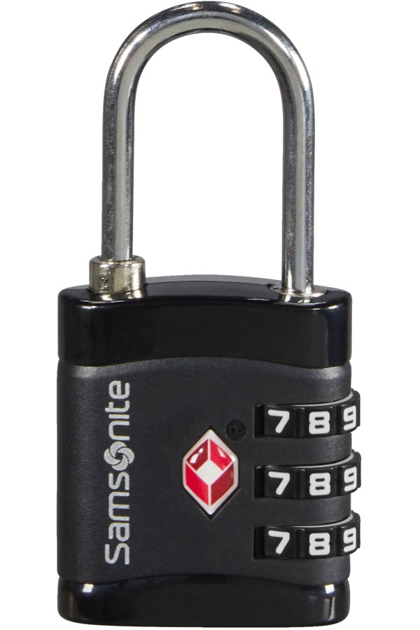 Combilock 3-Dial TSA Lock light black