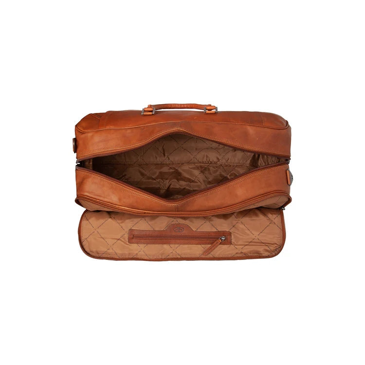 Jayven 60 Cognac Travel Bag with Wheels