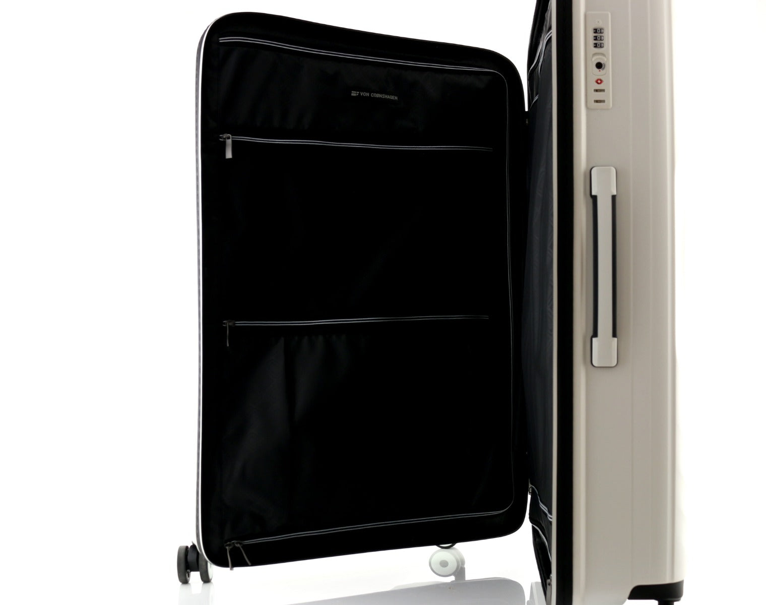 Mogens trolley de concha dura