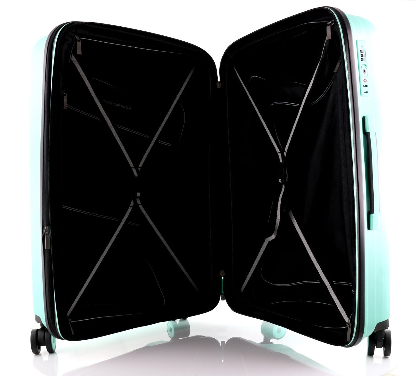 Mogens trolley de concha dura