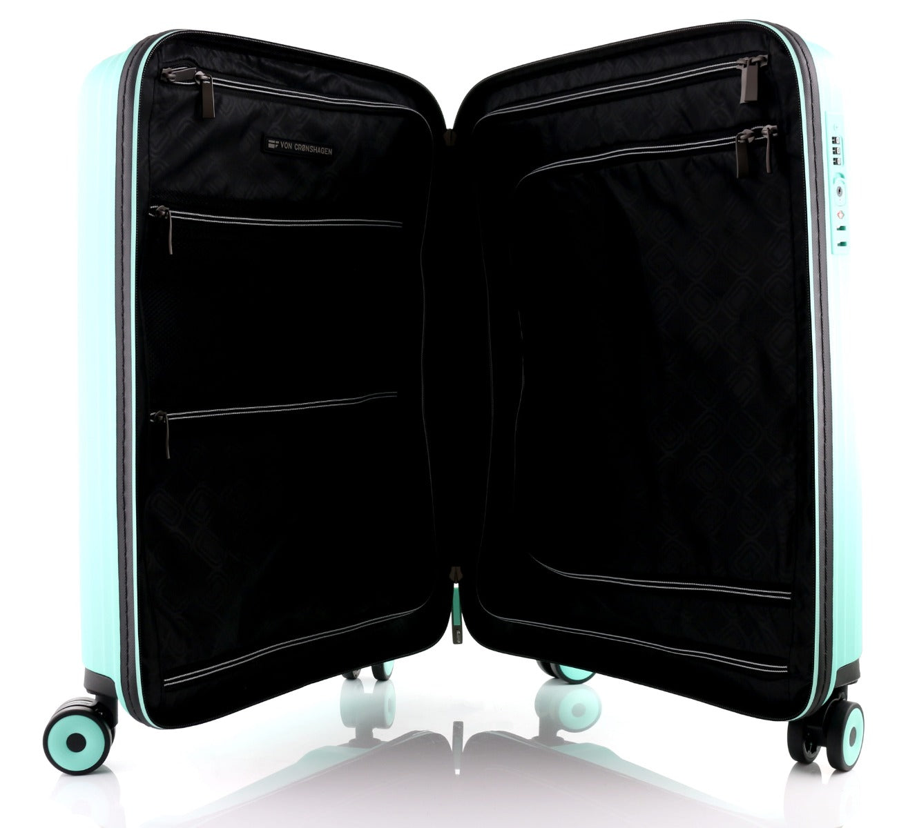 Mogens trolley de concha dura