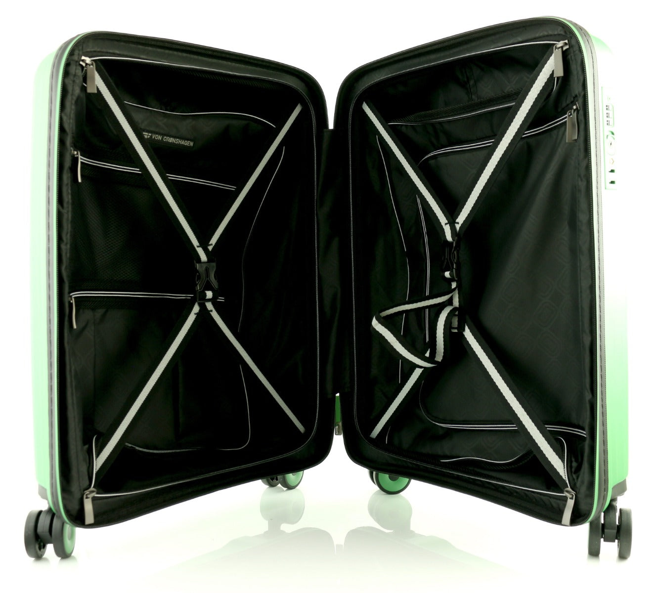 Mogens trolley de concha dura